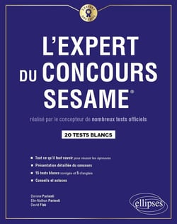 L'expert du concours Sesame - 20 tests blancs
