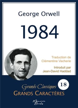 1984 en grands caractères : Police Arial 18 facile à lire