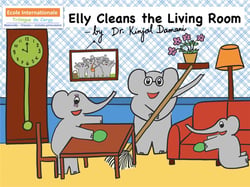 Elly cleans the living room - level a1, beginners