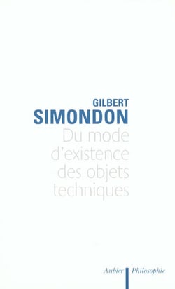Du mode d'existence des objets techniques