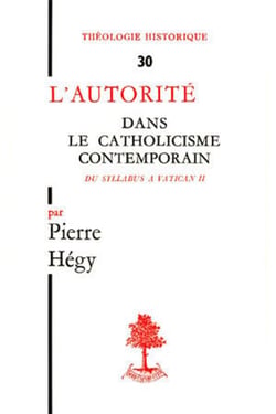 TH n°30 - L'autorité dans le catholicisme contemporain