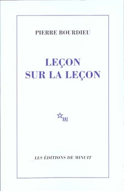 Leçon sur la leçon