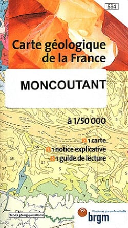 Carte géologique de la France - Moncoutant