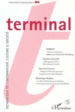 Revue terminal n.79 : technologie de l'information, culture et société