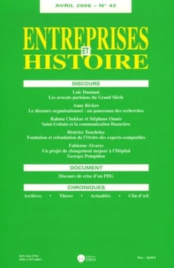 Entreprise et histoire Tome 42 - discours