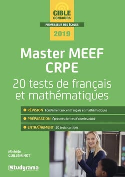 Master MEEF CRPE - 20 tests de français et mathématiques (édition 2019)