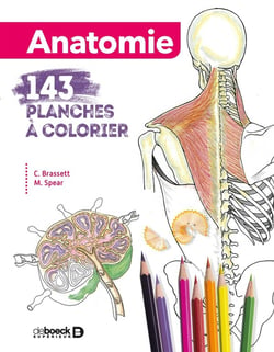 Anatomie - 143 planches à colorier