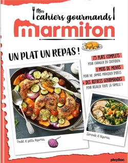 Marmiton cahier gourmand un plat, un repas !