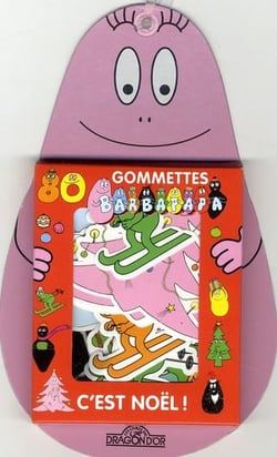 Barbapapa - c'est noël - 80 gommettes