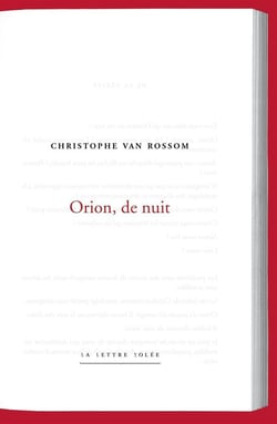 Orion, de nuit