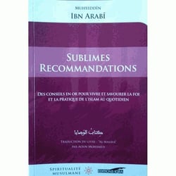 Sublimes recommandations