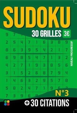 Sudoku n°3 : 30 grilles
