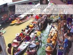 Marchés flottants en thaïlande - floating markets in thailand