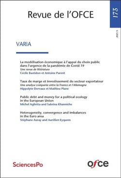 Revue de l'OFCE n.173 : varia