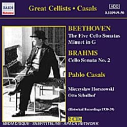 Beethoven : Intégrale Des Sonates Pour Violoncelle - Brahms : Sonates Pour Violoncelle N 2