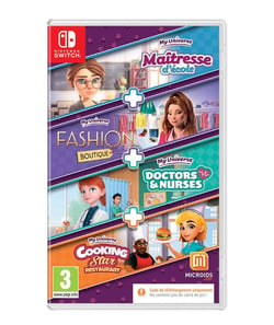 Pack My Universe : Maîtresse d'école - Fashion boutique - Doctors & Nurses - Cooking star (Code in a Box)