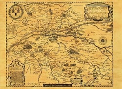 TOURAINE & LE VAL DE LOIRE 1592 50 CM X 38 CM