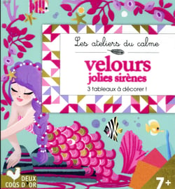 Velours jolies sirènes - mini boite avec accessoires