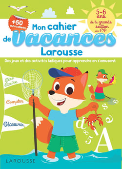 Cahier de jeux de vacances Larousse 5-6 ans