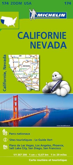 Cartes Zoom n.174 : Californie, Navada