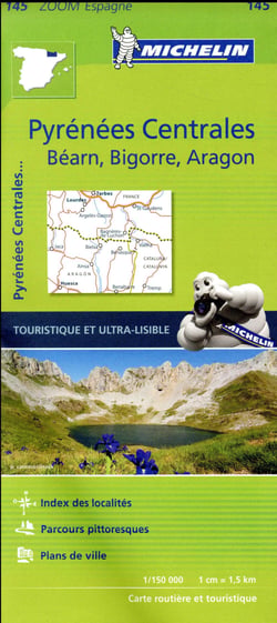 Cartes Zoom n.145 : Pyrenées centrales - Béarn, Bigorre, Aragon