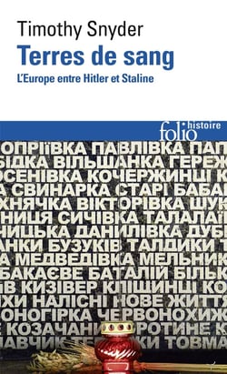 Terres de sang - l'Europe entre Hitler et Staline