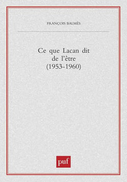 Ce que Lacan dit de l'être