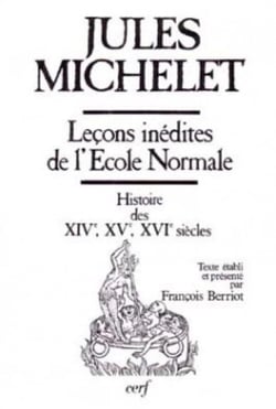 Leçons inédites de l'École Normale