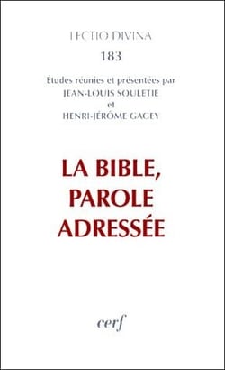 La bible, parole adressée