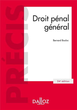 Droit pénal général (24e édition)