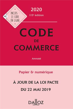 Code de commerce (édition 2020)