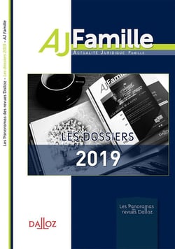 AJ famille - les dossiers de l'année 2019