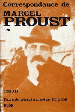Correspondance de Marcel proust t.XIX - 1920
