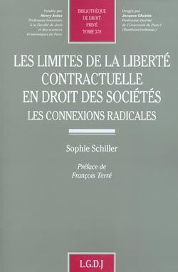 Limites de la liberte contractuelle en droit des societes (les)