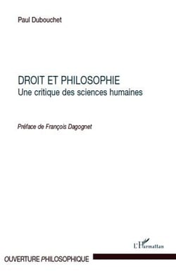 Droit et philosophie - une critique des sciences humaines