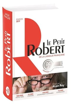 Dictionnaire le petit robert de la langue française bimédia (édition 2019)