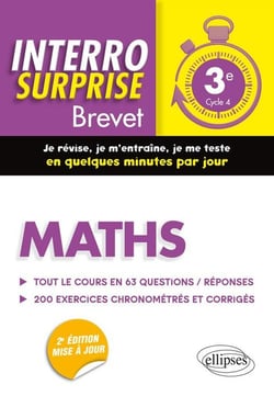 Interro surprise : mathématiques - 3e (édition 2018)