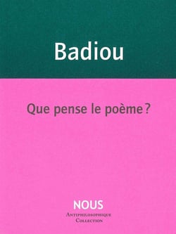 Que pense le poème?