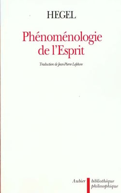 Phénoménologie de l'esprit