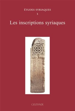 Études syriaques t.1 : les inscriptions syriaques