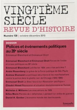 Revue vingtième siècle n.128 : polices et évènements politiques au 20e siècle