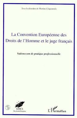 La convention europeenne des droits de l'homme et le juge francais - vademecum de pratique professio