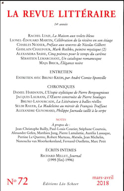 LA REVUE LITTERAIRE n.72