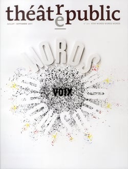 Théâtre Public n.201 : voix words words words