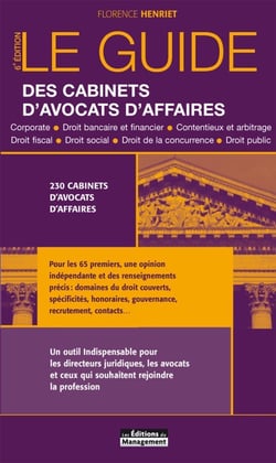 Le guide des cabinets d'avocats d'affaires (6e édition)