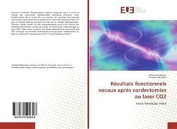 Resultats fonctionnels vocaux apres cordectomies au laser co2 - voice handicap index