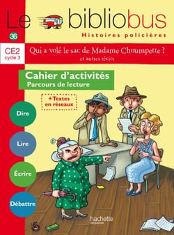 Le bibliobus Tome 36 : CE2 - histoires policières - cahier de l'élève