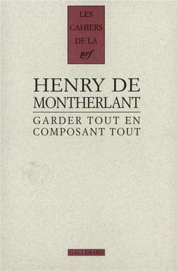 Les cahiers de la NRF : garder tout en composant tout - 1924-1972