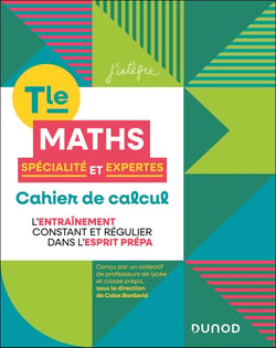 Terminale, Spécialité et expertes - Cahier de calcul