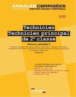 Technicien, technicien principal - concours catégorie B, spécialité II (édition 2019)